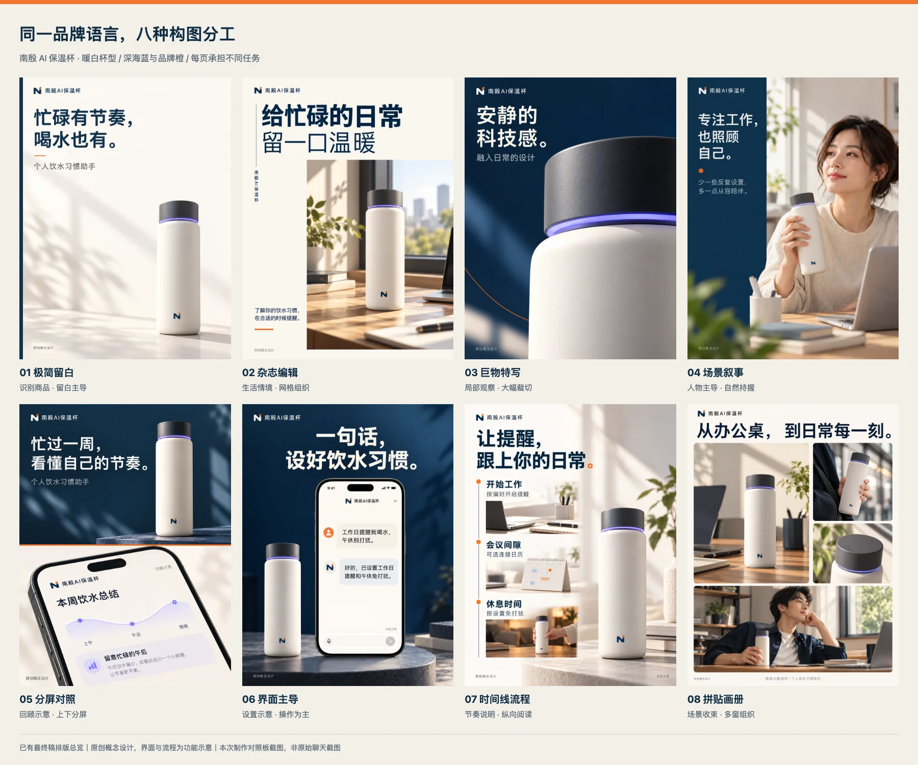 八种布局实际总览